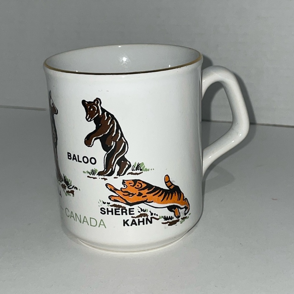 Coffee Mug Boy Scouts Wolf Cubs Canada Collectible England Creemore ONT Vintage